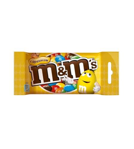 Şokolad dražesy "M&M's" peanut 45 gr