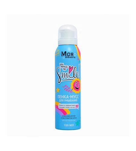 Penka-muss ýuwunmak üçin "Моя Прелесть" Saçlaryň ähli görnüşleri üçin 150 ml